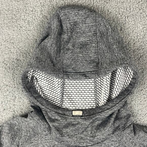 Columbia Women's Medium Gray Black Long Sleeve Outdoor Athletic Running Hoodie - Picture 2 of 12